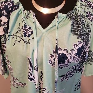 Lemon Baker Water Color Blouse